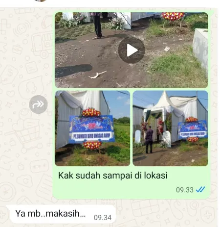 Pengiriman Karangan Bunga Harjosari Karangpandan